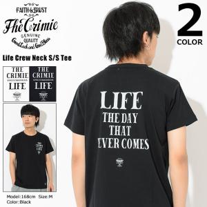 クライミー Tシャツ 半袖 CRIMIE メンズ ライフ クルーネック(crimie Life Crew Neck S/S Tee カットソー トップス C1H3-TE11)｜icefield