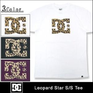 ディーシー DC レオパード スター Tシャツ 半袖(dc Leopard Star S/S Tee ティーシャツ T-SHIRTS トップス メンズ 男性用 5120J024)｜icefield