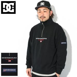 ディーシー トレーナー DC メンズ ロゴ ハーフ ジップ スウェット ( Logo Half Zip Sweat ビッグシルエット オーバーサイズ DPO231035 )｜icefield