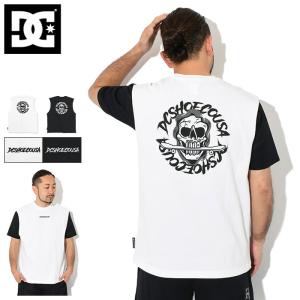 ディーシー Tシャツ ノースリーブ DC メンズ ディーシー スカル スリーブレス (DC Skull Sleeveless Tee カットソー タンクトップ DSL232018)[M便 1/1]｜icefield