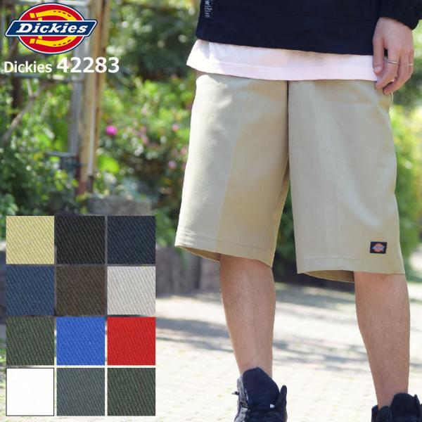 ディッキーズ ハーフパンツ Dickies 42283 13インチ ワーク ショーツ ルーズ フィッ...