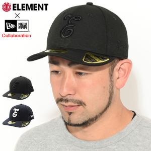 エレメント キャップ ELEMENT ニューエラ 3D E フィフティーナインフィフティー コラボ (ELEMENT×NEW ERA 3D E 59Fifty Cap 帽子 BB021-936)｜icefield