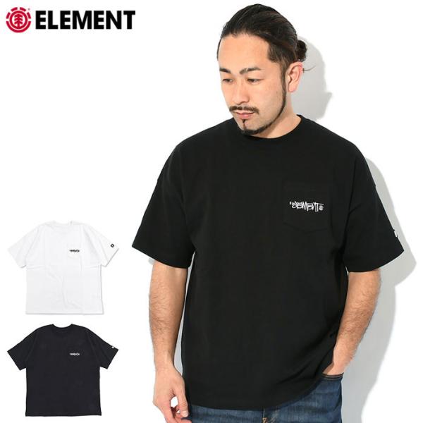 エレメント Tシャツ 半袖 ELEMENT メンズ タギング ( Tagging S/S Tee ビ...