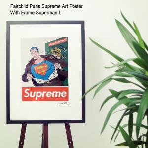 フェアチャイルド パリ Fairchild Paris スーパーマン L ポスター シュプリーム アート ポスター ウィズ フレーム(Superman L SUP10-18)[I便]｜icefield