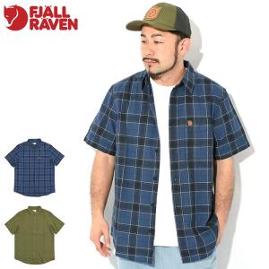 フェールラーベン シャツ 半袖 FJALLRAVEN メンズ オビック トラベル ( Ovik Travel S/S Shirt カジュアルシャツ トップス アウトドア 87039 )｜icefield