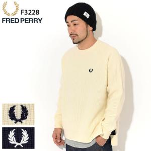 フレッドペリー セーター FRED PERRY メンズ ツイン ティップド クルー ネック ニット 日本企画 (F3228 Twin Tipped Crew Neck Knit Sweater)