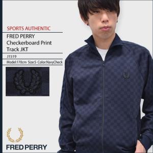 フレッドペリー FRED PERRY ジャージー ジャケット メンズ チェッカー