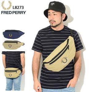 フレッドペリー ボディバッグ FRED PERRY ブランデッド リップストップ クロス ( L8273 Branded Ripstop Cross Body Bag ウエストバッグ )｜icefield