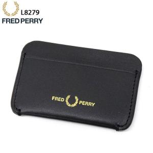 フレッドペリー カードホルダー FRED PERRY メンズ グラフィック レザー ( L8279 Graphic Leather Card Holder カードケース 定期入れ )｜icefield