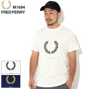 フレッドペリー Tシャツ 半袖 FRED PERRY メンズ プリント レジストレーション ( M1684 Print Registration S/S Tee T-SHIRTS カットソー )[M便 1/1]｜icefield