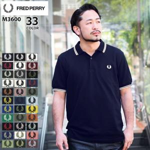 フレッドペリー ポロシャツ 半袖 FRED PERRY メンズ ツイン ティップド フレッドペリー ( M3600 Twin Tipped Polo 鹿の子 ポロ )