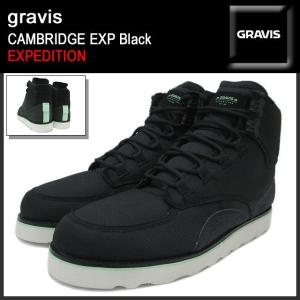 グラビス gravis スニーカー ケンブリッジ EXP Black エクスペディション メンズ(男性用)(gravis CAMBRIDGE EXP EXPEDITION 13509100-001)｜icefield
