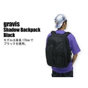 グラビス gravis シャドウ バックパック ブラック メンズ & レディース(gravis Shadow Backpack Black バッグ リュック ユニセックス 237375-008)｜icefield