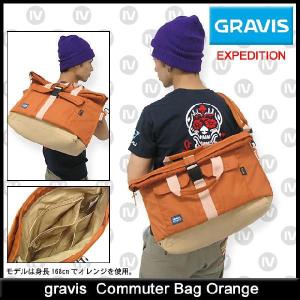 グラビス gravis コミューター バッグ オレンジ エクスペディション メンズ & レディース(gravis Commuter Bag ショルダーバッグ 289122-256)｜icefield