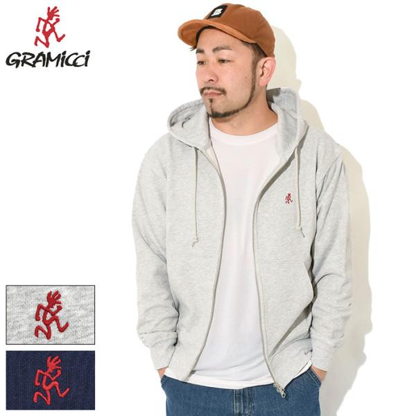 グラミチ パーカー ジップアップ GRAMICCI メンズ 25SS ワン ポイント フル ジップ ...