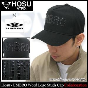 ホス Hosu×アンブロ ワード ロゴ スタッズ キャップ コラボ(HOSU×UMBRO Word Logo Studs Cap コラボ)｜icefield