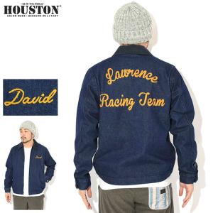 HOUSTON（ヒューストン） ブルゾン アウター 刺繍ハリントンジャケット