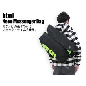 html(エイチ・ティー・エム・エル) Neon Messenger Bag メッセンジャーバッグ｜icefield