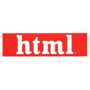 html(エイチ・ティー・エム・エル) Basic Logo Sticker｜icefield