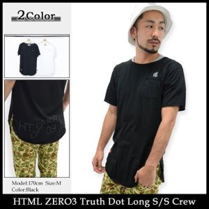 エイチティエムエル ゼロスリー HTML ZERO3 カットソー 半袖 メンズ トゥルース ドット ロング(Truth Dot Long S/S Crew トップス)｜icefield