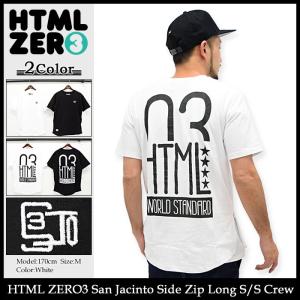 エイチティエムエル ゼロスリー HTML ZERO3 カットソー 半袖 メンズ サン ジャシント サイド ジップ ロング(San Jacinto Side Zip Long Crew)｜icefield
