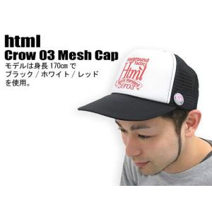 html(エイチ・ティー・エム・エル) Crow 03 Mesh Cap｜icefield