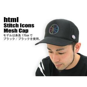 html(エイチ・ティー・エム・エル) Stitch Icons Mesh Cap｜icefield