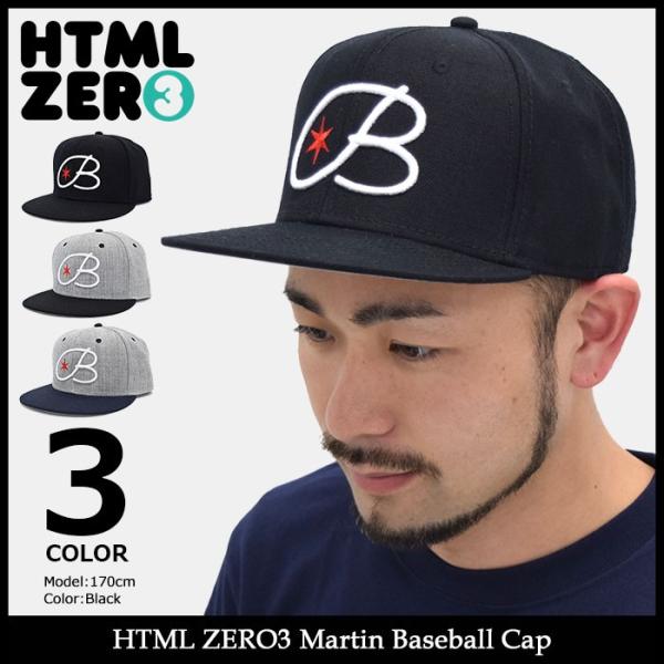 エイチティエムエル ゼロスリー HTML ZERO3 キャップ メンズ マーティン ベースボールキャ...