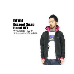 html(エイチ・ティー・エム・エル) Exceed Snap Hood JKT｜icefield