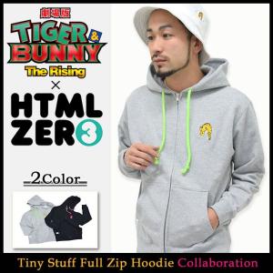 エイチティエムエル ゼロスリー フルジップフード HTML ZERO3 Guttarelax×劇場版 TIGER & BUNNY -The Rising- Tiny Stuff Full Zip Hoodie｜icefield