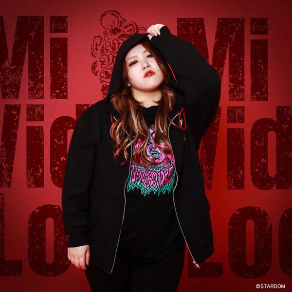HTML ZERO3×STARDOM 鈴季すず コラボ パーカー ジップアップ メンズ ( スターダ...