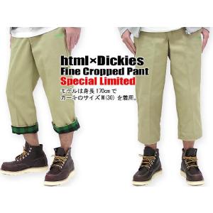 html(エイチ・ティー・エム・エル)×Dickies Fine Cropped Pant Special Limited｜icefield