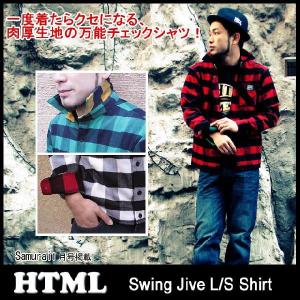 エイチ・ティー・エム・エル html スウィング ジャイブ シャツ 長袖(HTML Swing Jive L/S Shirt)｜icefield