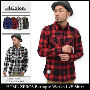 エイチティエムエル ゼロスリー HTML ZERO3 バロック ワークス シャツ 長袖(html zero3 Baroque Works L/S Shirt エイチティーエムエル)｜icefield