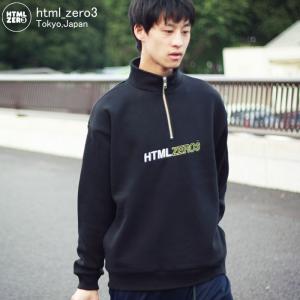 エイチティエムエル ゼロスリー トレーナー HTML ZERO3 メンズ クラシカル ハーフ ジップ スウェット(Classical Half Zip Sweat HTML-SW021)｜icefield