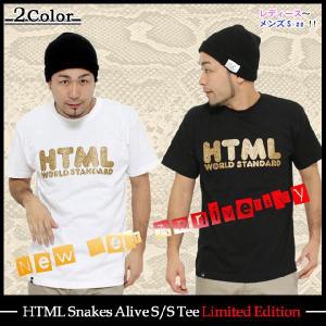 エイチ・ティー・エム・エル html スネークス アライブ Tシャツ 半袖 限定(HTML Snakes Alive S/S Tee Limited Edition)｜icefield