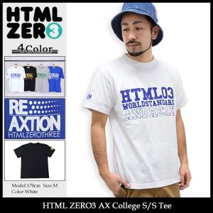 エイチティエムエル ゼロスリー HTML ZERO3 Tシャツ 半袖 メンズ AX カレッジ(html zero3 AX College S/S Tee トップス)｜icefield