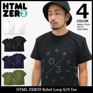 エイチティエムエル ゼロスリー Tシャツ 半袖 HTML ZERO3 メンズ レベル ループ(Rebel Loop S/S Tee カットソー トップス)｜icefield