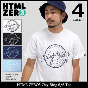 エイチティエムエル ゼロスリー HTML ZERO3 Tシャツ 半袖 メンズ シティ リング(City Ring S/S Tee カットソー トップス)｜icefield