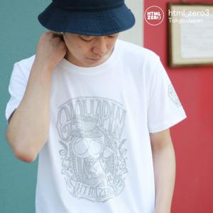 エイチティエムエル ゼロスリー Tシャツ 半袖 HTML ZERO3 メンズ ガチャピン G スタイル コラボ(Gachapin G Style S/S HTML-T550R)｜icefield