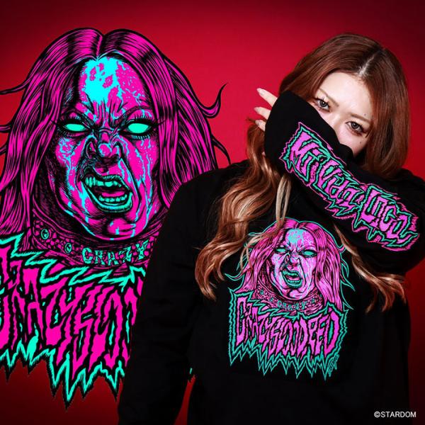 1月末発送予定 HTML ZERO3×STARDOM 鈴季すず コラボ ロンT Tシャツ 長袖 メン...