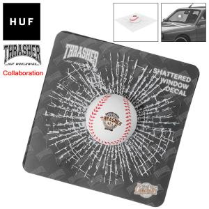 ハフ ステッカー HUF スラッシャー グランド スラム ボール  コラボ ( HUF×THRASHER Grand Slam Ball Sticker シール AC00733 )｜icefield