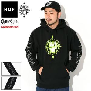 HUF ハフ パーカー プルオーバー メンズ デジタル ドメイン