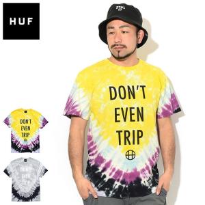 ハフ Tシャツ 半袖 HUF メンズ ドント イーブン トリップ ( HUF Dont Even Trip S/S Tee Tie Dye タイダイ カットソー トップス TS00998 )[M便 1/1]｜icefield