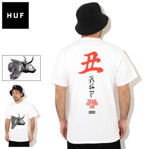 ハフ Tシャツ 半袖 HUF メンズ YOTO OX ウォーターカラー ( YOTO OX Watercolor S/S Tee T-SHIRTS カットソー トップス 男性用 TS01560 )[M便 1/1]｜icefield