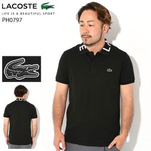 ラコステ ポロシャツ 半袖 LACOSTE メンズ PH0797 ( PH0797 S/S Polo Shirt ピケ 鹿の子 ポロ・シャツ トップス PH0797-99 )｜icefield