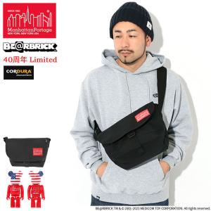 マンハッタンポーテージ Manhattan Portage メッセンジャーバッグ セット プロジェクト オブ ベアブリック カジュアル スモール 限定 (MP1605JRFZPBEARBRICK)｜icefield