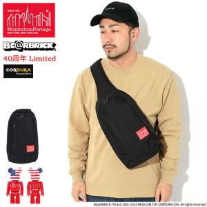 マンハッタンポーテージ Manhattan Portage ボディバッグ セット プロジェクト オブ ベアブリック リトル イタリー クロスボディ 限定 (MP1927BEARBRICK23)｜icefield