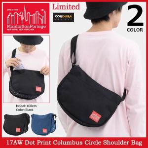 マンハッタンポーテージ Manhattan Portage ショルダーバッグ 17AW ドット プリント コロンブス サークル 限定(Columbus Bag MP6053DOT17)｜icefield