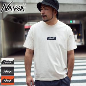 送料無料 ナンガ Tシャツ 半袖 NANGA メンズ ロゴ ( NANGA Logo S/S Tee ティーシャツ T-SHIRTS カットソー トップス 男性用 )